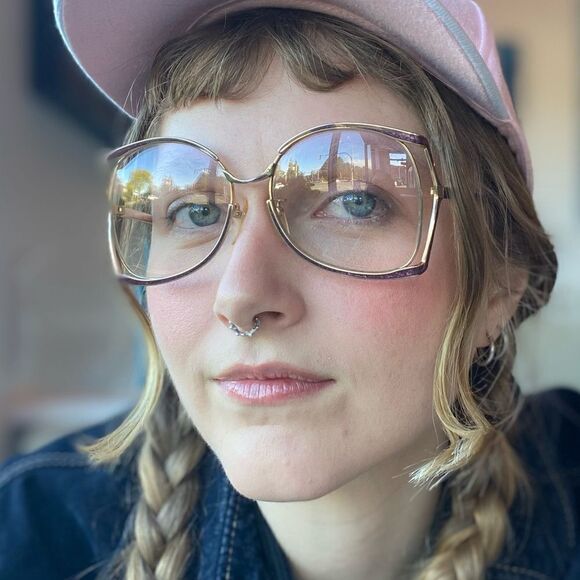 Balenciaga Vintage 1970s Oversized Glasses - Picture 3 of 14